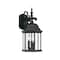 Designers Fountain Devonshire 19 in 3Light Black Outdoor Wall Lantern with Clear Glass Shade 2981-BK - alternate 1